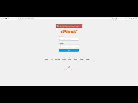 cp ninet rs Reset Password for cPanel