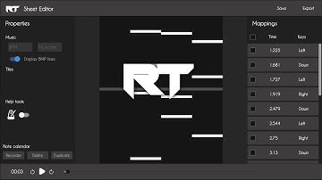 I present you my new project Rhythm Sheet Editor Made in GDevelop.