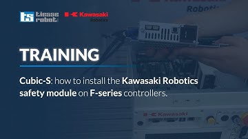 Kawasaki Robotics - how to install the Cubic-S safety module on F-series controller