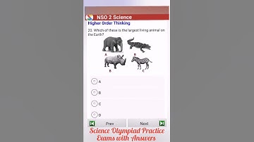 NSO Grade 2 Science Olympiad 2022 | Practice Exam with Answers |