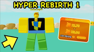 I Unlocked the FIRST HYPER REBIRTH in Roblox LEGACY LIFTING SIMULATOR
