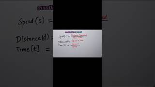 Formula🔥🔥#maths #study #shorts #knowledge #speed #distance #time #formula #bank #viral #trending #3k