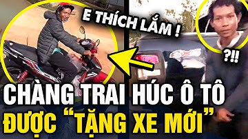 Chàng nông dân HÚC VÀO ĐUÔI Ô TÔ rồi chờ để XIN LỖI được nhà hảo tâm TẶNG XE MÁY MỚI | Tin 3 Phút