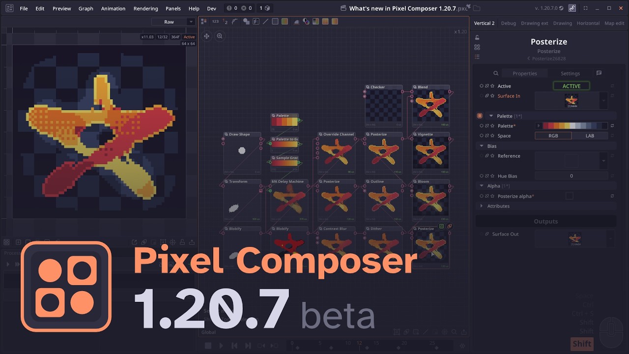 What's new in Pixel Composer 1.20.7