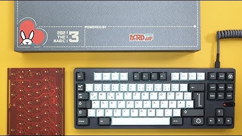 Matrix Labs Magic3 80% Graphite Blue + GMK  Mercury ISO-DE Layout Keyboard Build