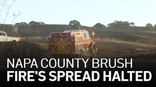 Wind-Driven Brush Fire Burns At Least 150 Acres in American Canyon