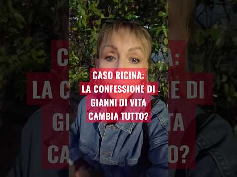 Video ??CASO RICINA A PIETRACATELLA: LA CONFESSIONE DI GIANNI DI VITA CAMBIA TUTTO?