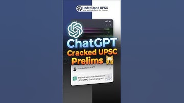 See what ChatGPT replied to one of the most asked Question ! | #upsc #prelims #upscexam #aspirants