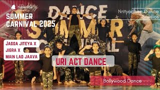 Uri Dance - Patriotic dance Mashup | jagga jiteya x Main Lad Jaana x Jigra | Nrityadhee Kids
