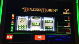 LIVE PLAY on Diamonds Dublin Slot Machine - High Limit screenshot 5