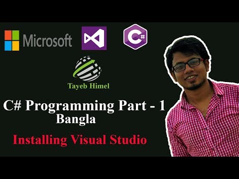 C# Programming Part 1- Installing Visual Studio (Language Bangla)