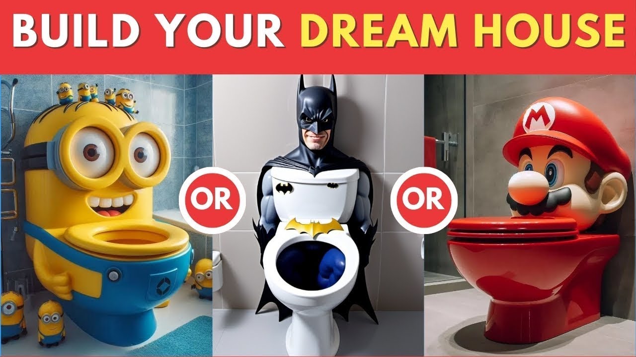 Would You Rather - Build Your Dream House 🏡 Quiz Quest Channel - YouTube
