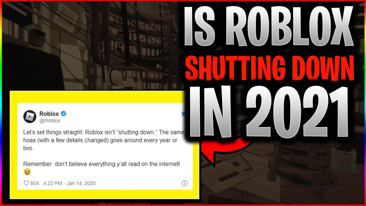 Roblox Shut Down "ROBLOX IS SHUTTING DOWN..." (The Truth) YouTube