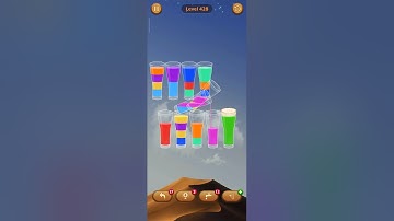 428 level Water sort - color sort game #gameshorts #watercolor #asmr #gameplay #shorts #play