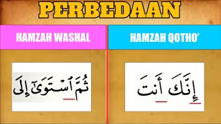 PERBEDAAN HAMZAH QOTHO' DAN HAMZAH WASHAL