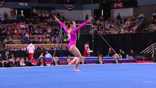 Katelyn Ohashi  Floor Exercise  2013 AT&T American Cup