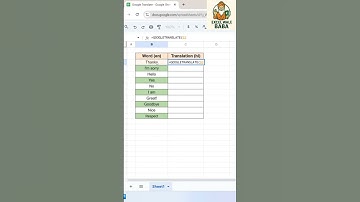 Translate in GoogleSheet 👍 #exceltips #exceltricks #exceltutorial #Excel #tranding #shorts #new
