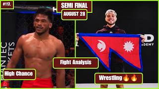 Rabindra Dhant 🔥🔥Vs Kasib Murdoch Fight Analysis || Semi- Final Road to UFC August 28 screenshot 1
