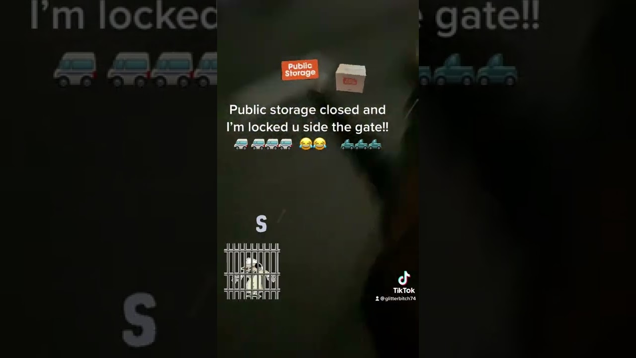 Public storage locked me inside!! 😂😂