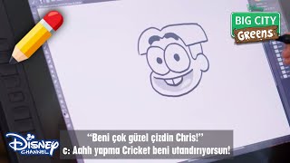 Greenler'in Cricket'i Nasıl Çizilir? 🖌| Greenlerin Büyükşehir Maceraları | Disney Channel Türkiye