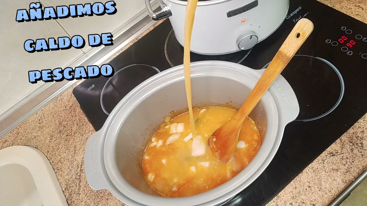 patatas con sepia en cocción lenta#crockpot#papasconchoco#slowcooker#guiso#potatoeswithcuttlefish