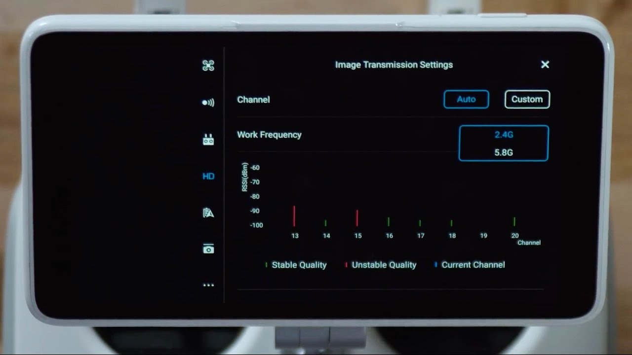 dji phantom 4 frequency