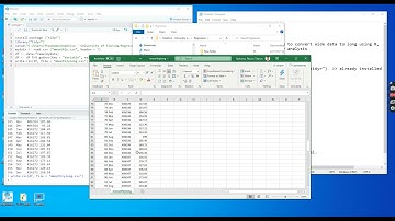 How to convert wide excel data to long in R/RStudio
