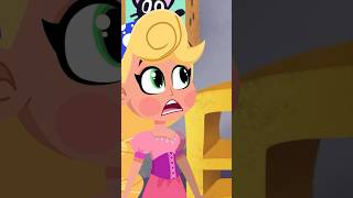 Rapunzel Gets Grounded by the Witch! 🤨 How Does That Work? | Cool School #shorts for Kids