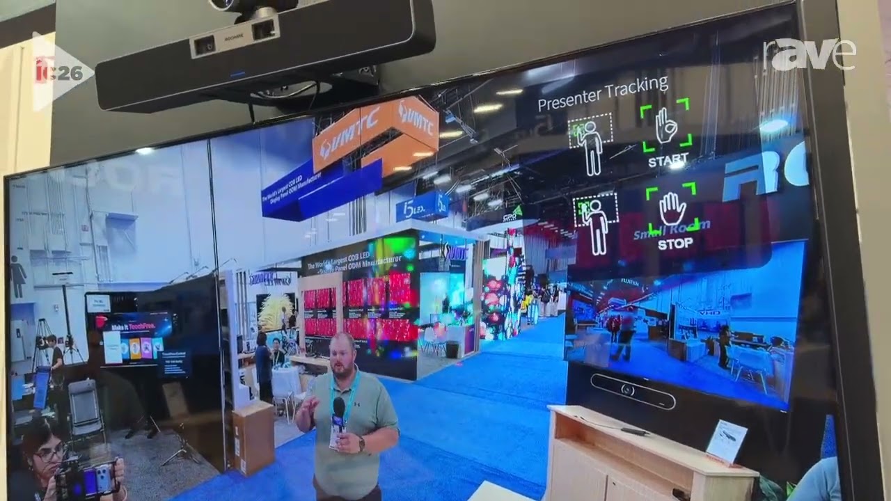 InfoComm 2026: Rocware Showcases RB20 Dual-lens 4K All-in-One USB Video Bar
