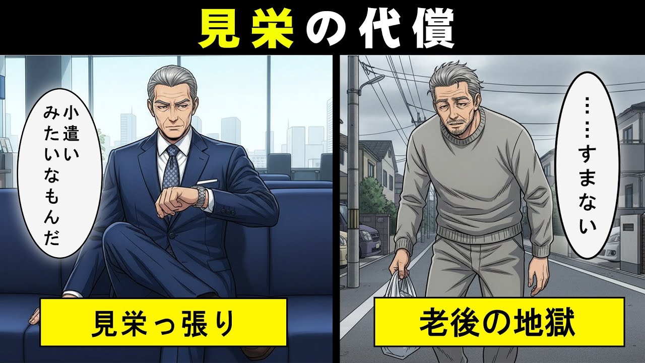 【漫画】「年金2000万は俺の小遣いだ」見栄っ張り元部長65の末路…投資詐欺で全財産消滅、妻に土下座した老後の地獄
