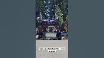 Optimus Prime live action transformation! Watch full video on my channel #transformers #optmusprime