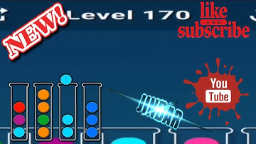 Ball Sort Puzzle Level 170 Color Sorting Games Level 170