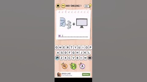 Brain Test : Tricky Words Daily Challenge 7 gameplay walkthrough