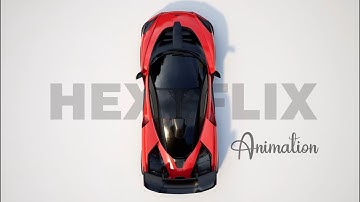 HEXAFLIX | INTRODUCTION | MCLAREN SENNA RED CAR | ANIMATION | FREESTYLE