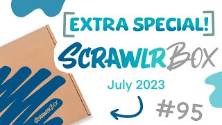 It's a VERY SPECIAL Box!! // Scrawlrbox July 2023 UNBOXING!!