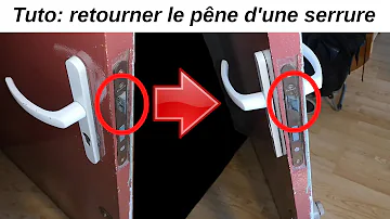 Comment changer le pêne d'une porte ?