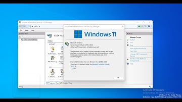 How to know the version of IIS installed in Your PC on Windows 11 and earlier version | Quick Ways