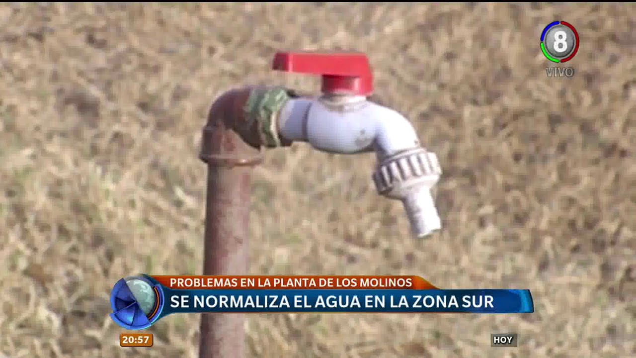Lentamente se normaliza el suministro de agua en la zona sur - YouTube