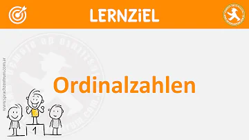 Was sind Ordnungszahlen in Deutsch?