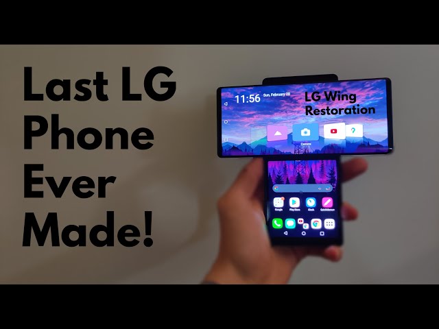 LG Wing Restoration/Screen Replacement - LG's Last Phone! - YouTube