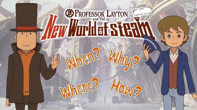 Professor Layton and the New World of steam – Teaser trailer