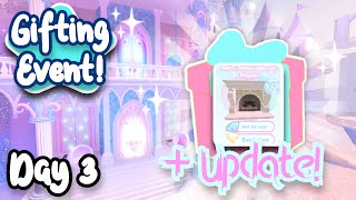 FREE FIREPLACE & NEW UPDATE! DAY 3 of GIFTING EVENT 2023! Royale High Event