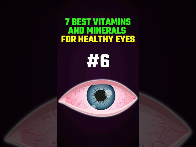 7 BEST VITAMINS and MINERALS for HEALTHY EYES - Zinc