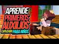 Aprende PRIMEROS AUXILIOS explicado para NIÑOS (ACV, RCP, ahogos, desmayos y más) thumbnail