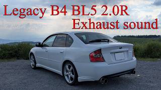 Subaru Legacy B4 BL5 2.0R KAKIMOTO RACING Regu.92-Z Exhaust sound Subaru Legacy B4 BL5 2.0R KAKIMOTO RACING Regu.92-Z Exhaust sound