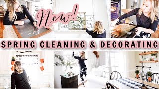 SPRING CLEAN + DECORATE! \/\/ FARMHOUSE SPRING DECOR \/\/ DEEP CLEANING MOTIVATION 💐