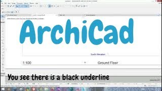 How to remove the title underline of any view on your layout (Archicad  tutorial) #archi
