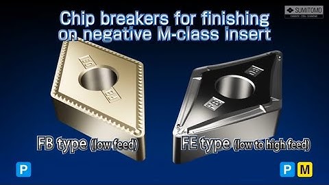 Dòng Mảnh Dao Tiện SUMITOMO Vân Bẻ Phoi FE / FB