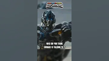 Mirage Talking to someone Who can't remember him 🤔😳 #edformers #transformers