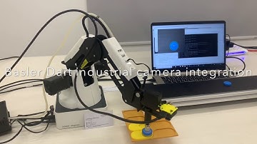 Basler Dart industrial camera integration with robot arm using pypylon, OpenCV & custom Dobot APIs